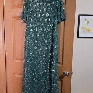 GOWN SEAGREEN ADRANA PAPELL